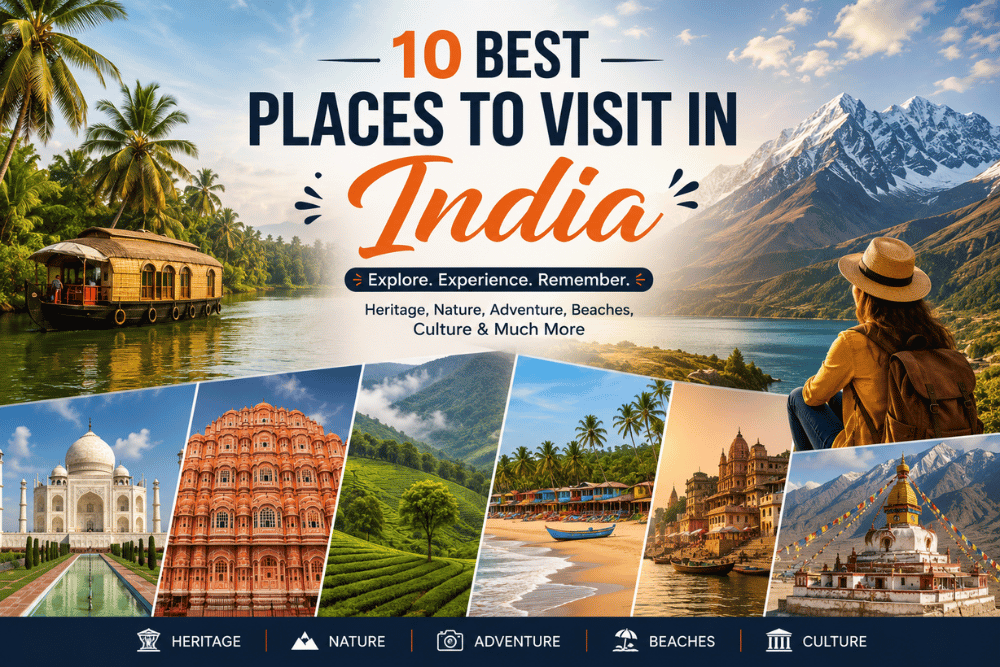 Best places to visit in India for an unforgettable holiday