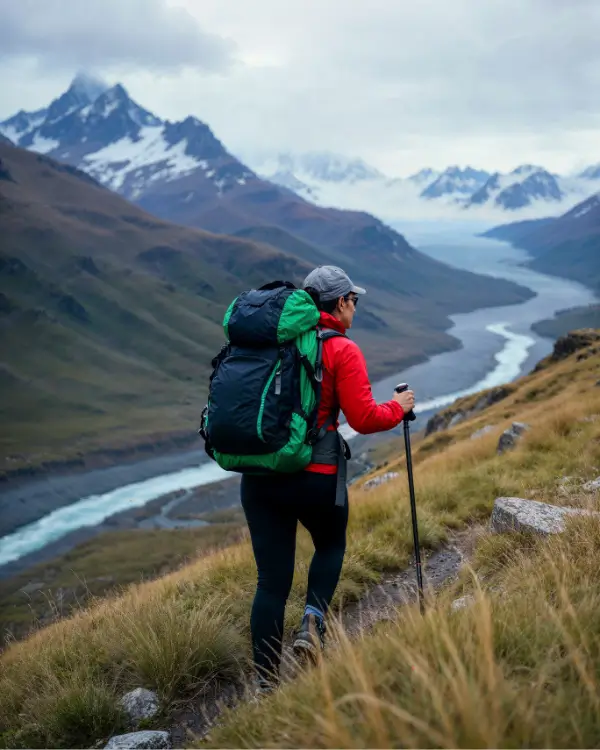 Hiking experience during a holiday